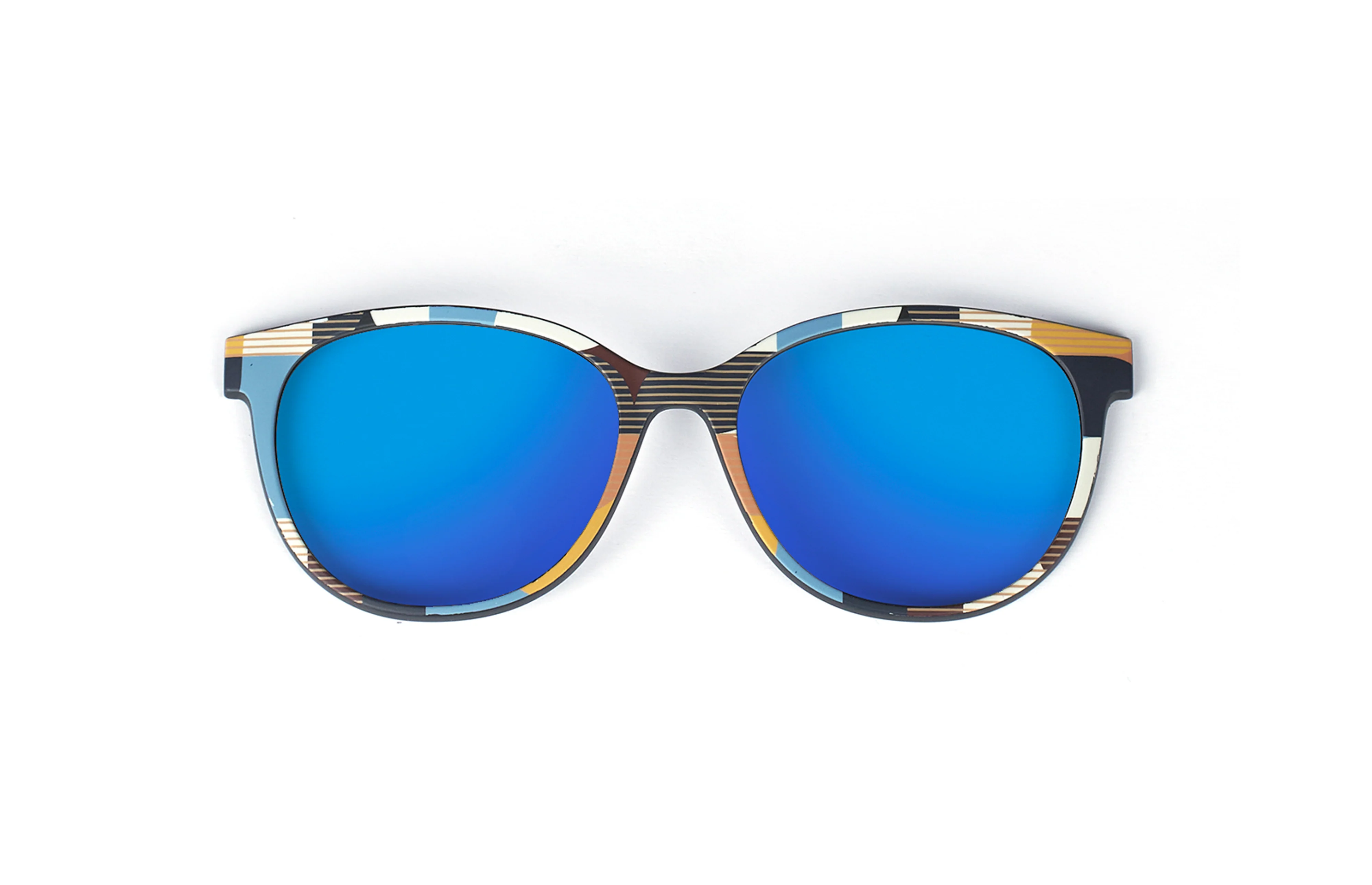 Clip Solar Azul Reflective Polarizado Siena - Image 19